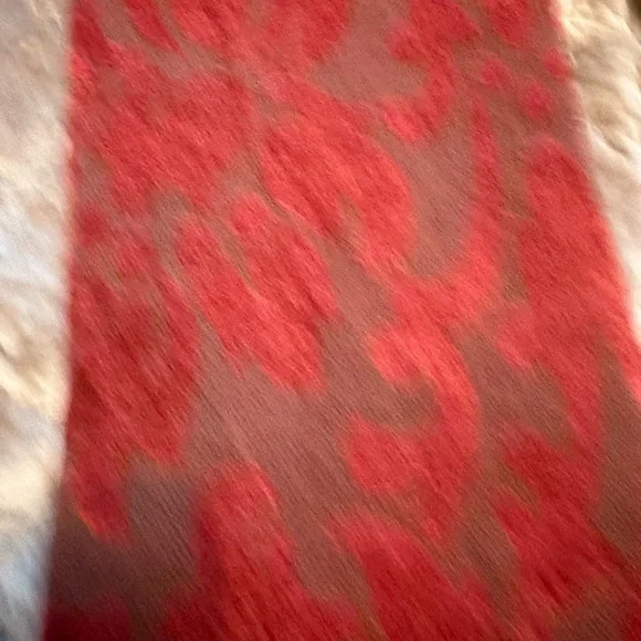 Restoration Hardware Red and Gray Throw Blanket - Picture 2 of 7